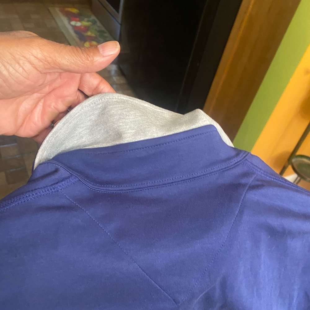 Robert Talbott Polo Button Down Size Medium Blue/… - image 2